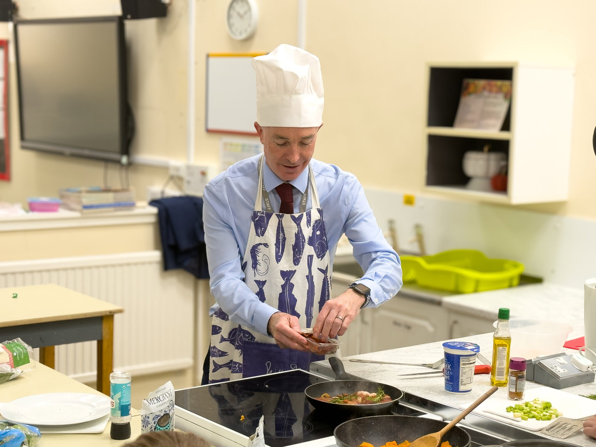 HEADTEACHER WHIPS UP A STORM IN CULINARY CLASSROOM – The Wilnecote School